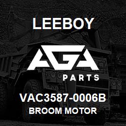 VAC3587-0006B Leeboy BROOM MOTOR | AGA Parts