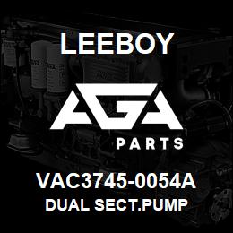 VAC3745-0054A Leeboy DUAL SECT.PUMP | AGA Parts