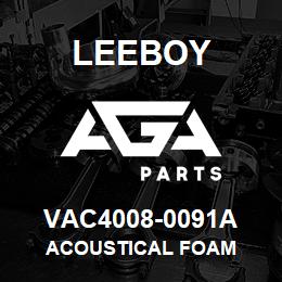 VAC4008-0091A Leeboy ACOUSTICAL FOAM | AGA Parts