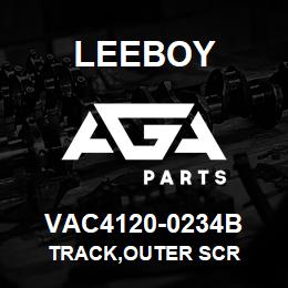 VAC4120-0234B Leeboy TRACK,OUTER SCR | AGA Parts
