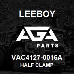 VAC4127-0016A Leeboy HALF CLAMP | AGA Parts