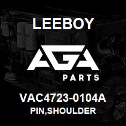 VAC4723-0104A Leeboy PIN,SHOULDER | AGA Parts