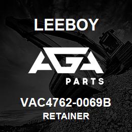 VAC4762-0069B Leeboy RETAINER | AGA Parts