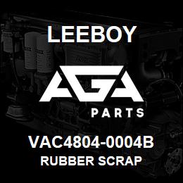 VAC4804-0004B Leeboy RUBBER SCRAP | AGA Parts