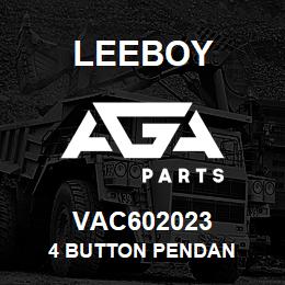 VAC602023 Leeboy 4 BUTTON PENDAN | AGA Parts