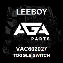 VAC602027 Leeboy TOGGLE SWITCH | AGA Parts