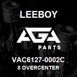 VAC6127-0002C Leeboy 8 OVERCENTER | AGA Parts