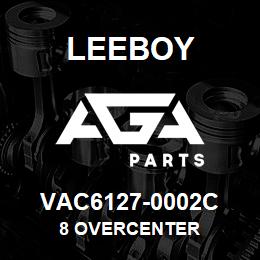 VAC6127-0002C Leeboy 8 OVERCENTER | AGA Parts