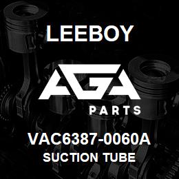 VAC6387-0060A Leeboy SUCTION TUBE | AGA Parts
