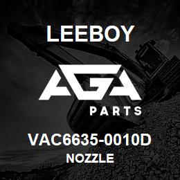 VAC6635-0010D Leeboy NOZZLE | AGA Parts