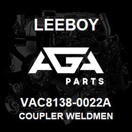 VAC8138-0022A Leeboy COUPLER WELDMEN | AGA Parts