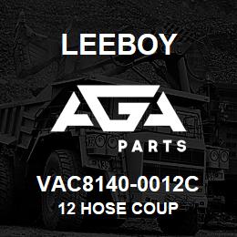 VAC8140-0012C Leeboy 12 HOSE COUP | AGA Parts