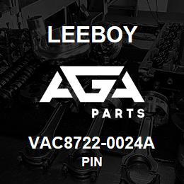 VAC8722-0024A Leeboy PIN | AGA Parts