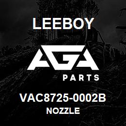 VAC8725-0002B Leeboy NOZZLE | AGA Parts