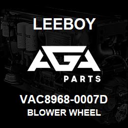 VAC8968-0007D Leeboy BLOWER WHEEL | AGA Parts