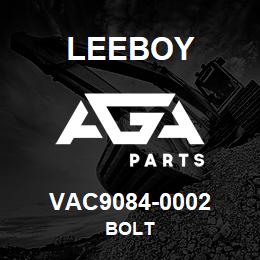 VAC9084-0002 Leeboy BOLT | AGA Parts