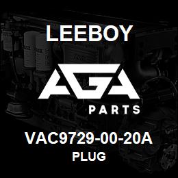 VAC9729-00-20A Leeboy PLUG | AGA Parts
