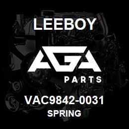 VAC9842-0031 Leeboy SPRING | AGA Parts