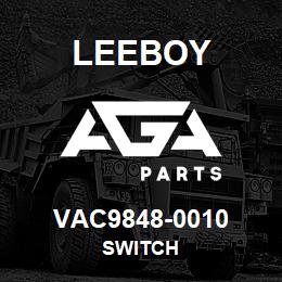 VAC9848-0010 Leeboy SWITCH | AGA Parts