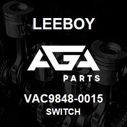 VAC9848-0015 Leeboy SWITCH | AGA Parts
