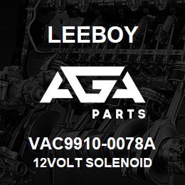 VAC9910-0078A Leeboy 12VOLT SOLENOID | AGA Parts