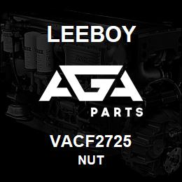 VACF2725 Leeboy NUT | AGA Parts