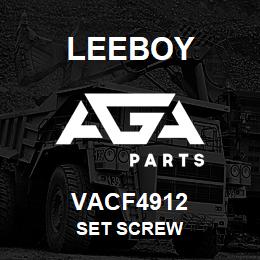 VACF4912 Leeboy SET SCREW | AGA Parts