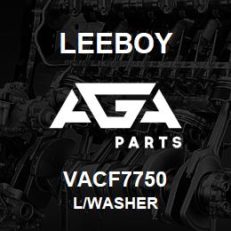 VACF7750 Leeboy L/WASHER | AGA Parts