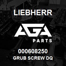 000608250 Liebherr GRUB SCREW DQ | AGA Parts