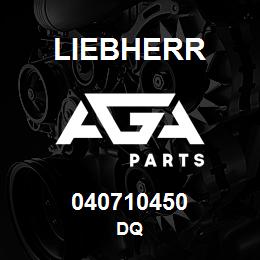 040710450 Liebherr DQ | AGA Parts