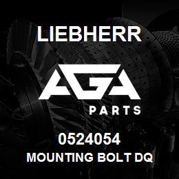 0524054 Liebherr MOUNTING BOLT DQ | AGA Parts