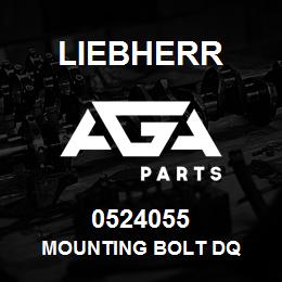 0524055 Liebherr MOUNTING BOLT DQ | AGA Parts