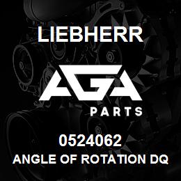 0524062 Liebherr ANGLE OF ROTATION DQ | AGA Parts