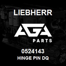 0524143 Liebherr HINGE PIN DQ | AGA Parts