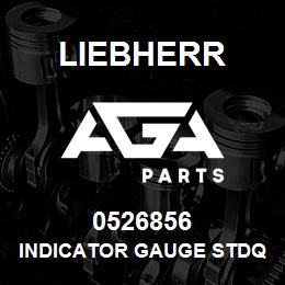 0526856 Liebherr INDICATOR GAUGE STDQ | AGA Parts