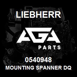 0540948 Liebherr MOUNTING SPANNER DQ | AGA Parts