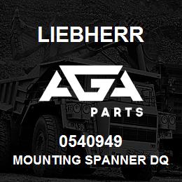 0540949 Liebherr MOUNTING SPANNER DQ | AGA Parts