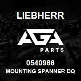 0540966 Liebherr MOUNTING SPANNER DQ | AGA Parts
