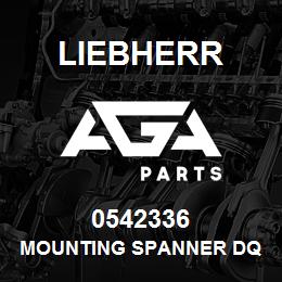 0542336 Liebherr MOUNTING SPANNER DQ | AGA Parts