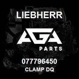 077796450 Liebherr CLAMP DQ | AGA Parts