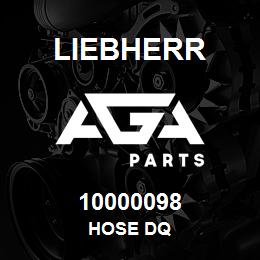 10000098 Liebherr HOSE DQ | AGA Parts