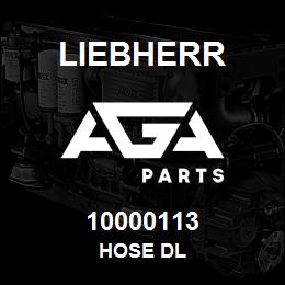 10000113 Liebherr HOSE DL | AGA Parts