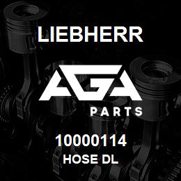 10000114 Liebherr HOSE DL | AGA Parts