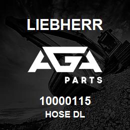 10000115 Liebherr HOSE DL | AGA Parts