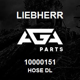 10000151 Liebherr HOSE DL | AGA Parts