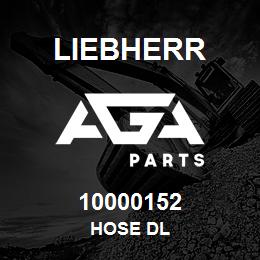 10000152 Liebherr HOSE DL | AGA Parts