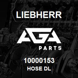10000153 Liebherr HOSE DL | AGA Parts