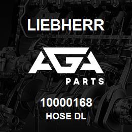10000168 Liebherr HOSE DL | AGA Parts