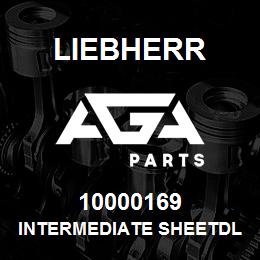 10000169 Liebherr INTERMEDIATE SHEETDL | AGA Parts