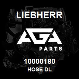 10000180 Liebherr HOSE DL | AGA Parts